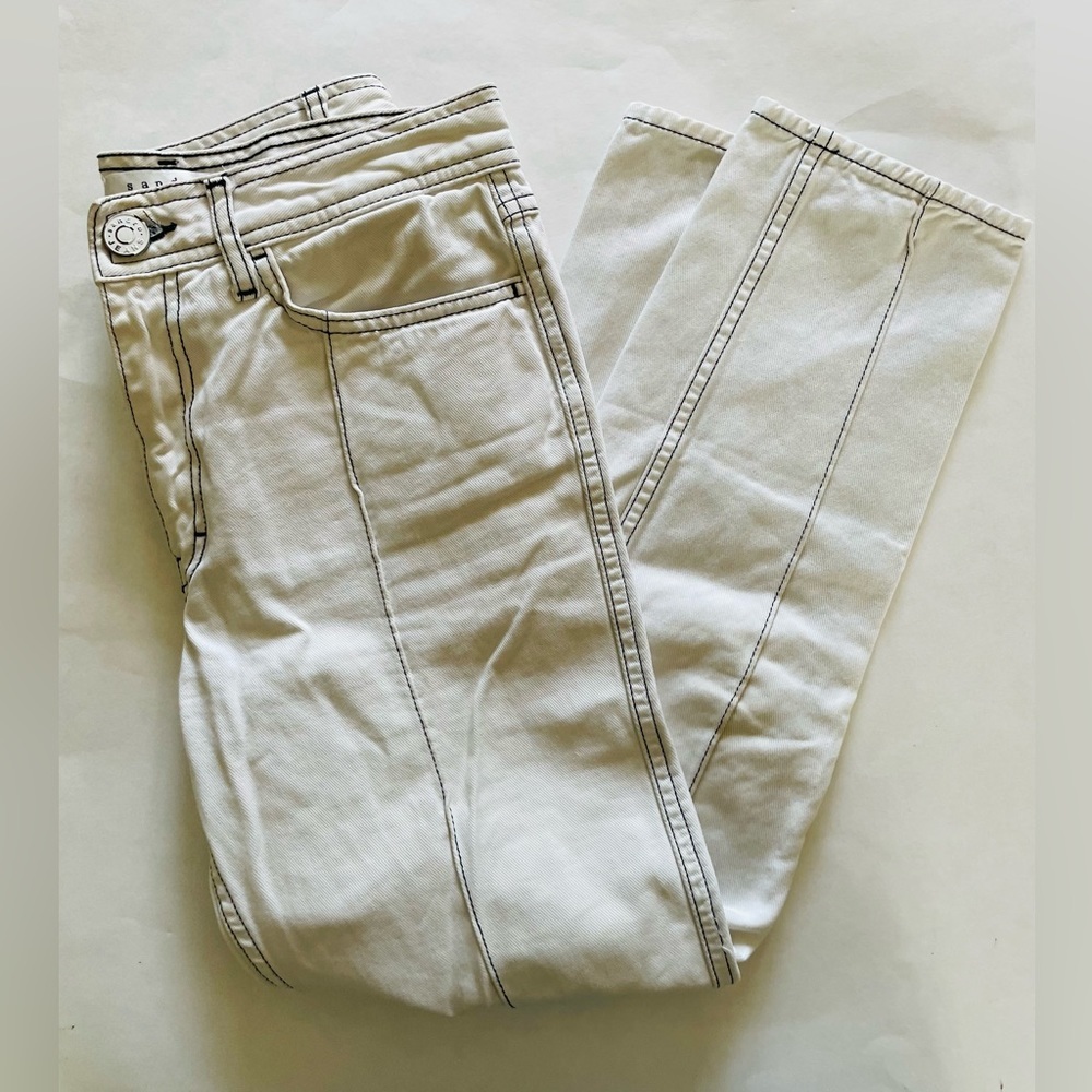Sandro Cream Jeans
